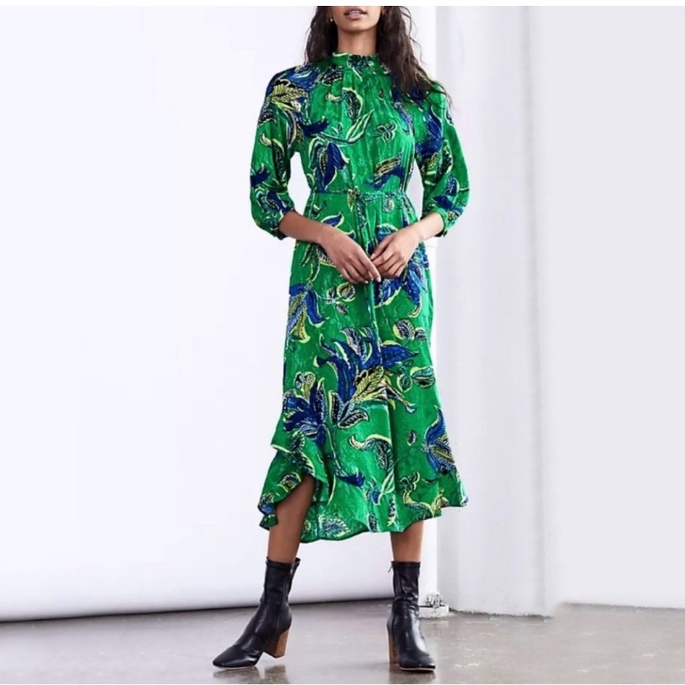 Maeve | Jessamine Mock Neck Maxi Dress